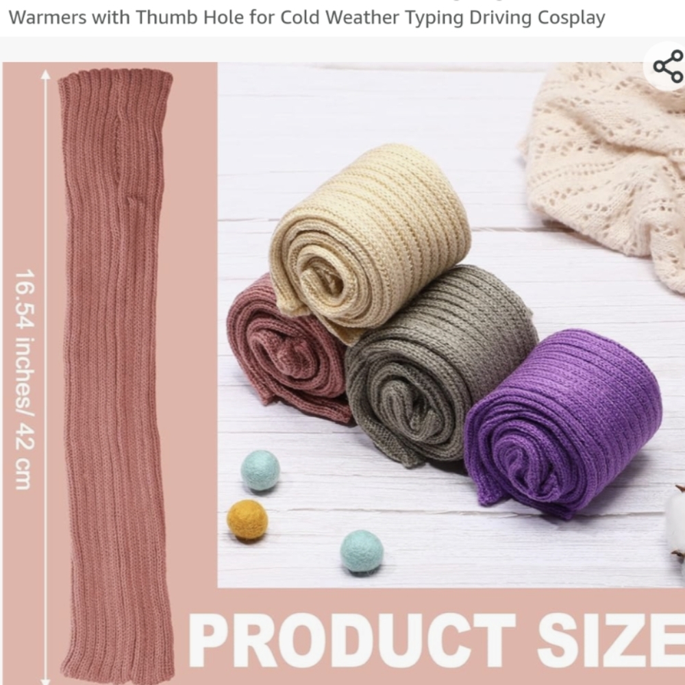 5 Pairs of Wrist Warmers - Picture 4 of 4